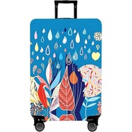WUJIAONIAO Travel Luggage Cover Baggage Suitcase Cover Protector Skins 18-32 Inch (rainy season, XL 
