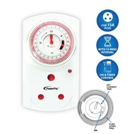 【SG stock】24 hrs Timer, 15 amp Timer, Timer Mechanical plug for Air Con (FDD50-AS1)