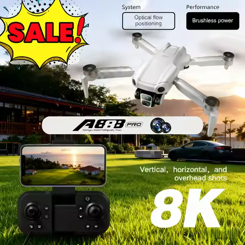 For Xiaomi A888 Pro Drone Professional 4K Dual Camera 5G WIFI Remote Control with screen Brushless M