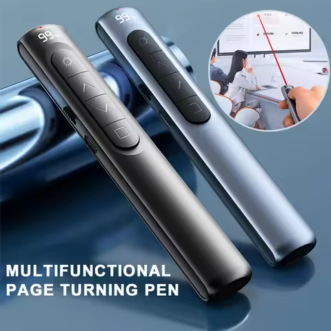 Wireless Presenter Remote Control USB Projector Page Turning Pen For PPT Powerpoint Presentation Poi