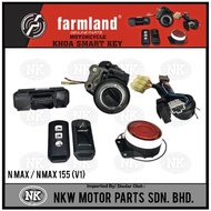 SMART KEYLESS REMOTE SWITCH SET - YAMAHA - N MAX 155/ NMAX - V1 (FARMLAND) ONLY CONVERT FOR KEY VERS