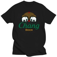 【Fashion Cotton Short Sleeve】 Beer Chang Thai Drink T Shirt Sing Lao Leo Tiger Carabao Bali Gift New