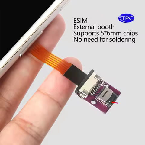 TPC ESIM to Nano SIM Expansion Cable ESIM Card Adapter Conversion Board ESIM Lab Test ESIM Conversio