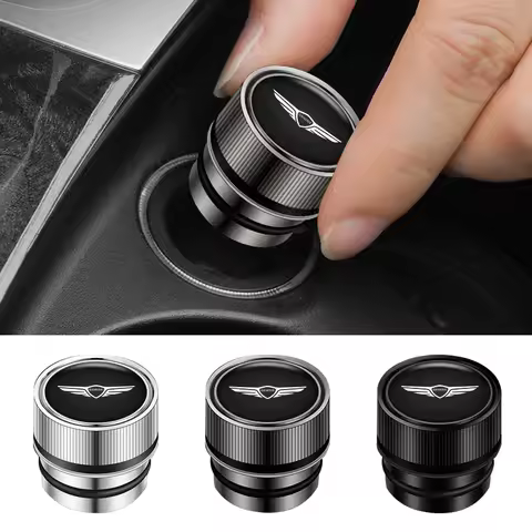 METAL Car Lighter Plug Cover Car Vehicles Cigarette Lighter Covers DustProof Cap For GENESIS gv60 Su