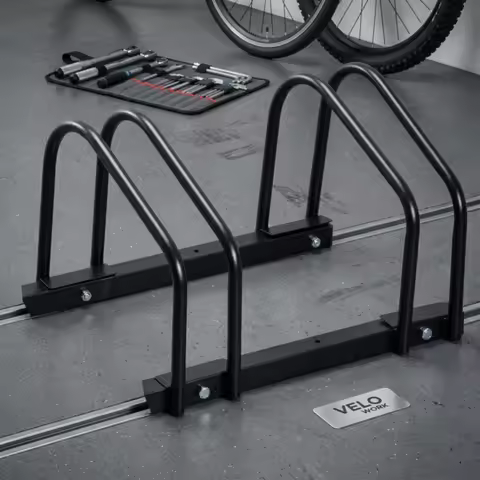 Floor Bike Rack Cylindrical Bike Floor Stand Two-Wheeler Parking Stand Heavy-Duty Two-Wheeler Parkin
