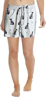 Pet Lover Pajama Shorts for Women -Causal Lounge Shorts with side Pockets and Drawstring - Women's s