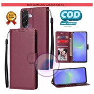 CASE SAMSUNG GALAXY A36 5G LEATHER FLIP CASE PREMIUM-FLIP WALLET CASE LEATHER WALLET CASE