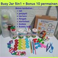 Busy Jar Montessori Toys Busy Jar Fine Motoric Play Sensory Play Toys