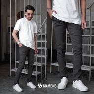 Mamens Men's Long Chino Pants Grey Old Seluar Slack Lelaki Seluar Panjang Lelaki Seluar Lelaki