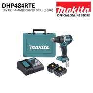 Makita DHP484RTE 18V Cordless Brushless Hammer Driver Drill (5.0Ah)