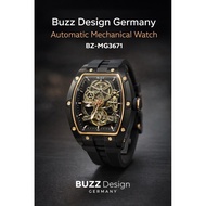 Buzz  Germany Jam  Tangan Lelaki Men's Rubber Automatic Watch BZ-MG3671| Jam Tangan Lelaki | Buzz Sp