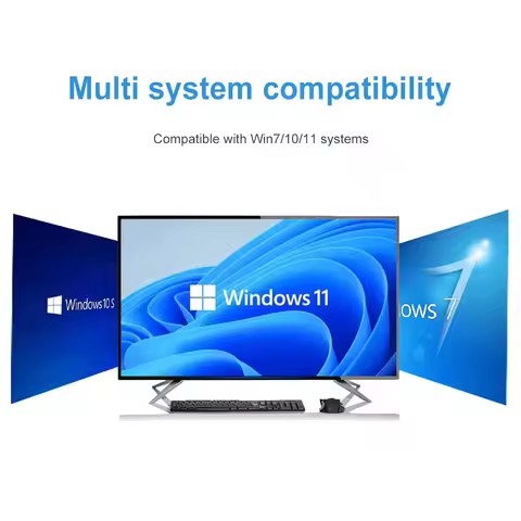 WIFI6 USB WIFI Network Card 286.8Mbps 2.4GHz Wireless External Receiver 802.11b/g/n/ax for PC/Laptop