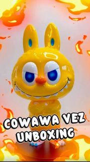 COWAWA VEZ 搪膠公仔 法國限定 Labubu Zimomo How2work