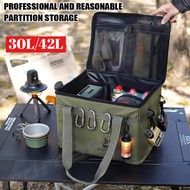 ​​30/42L Waterproof Camping Storage Box Picnic Storage Bag Portable Car storage For Outdoor Picnic K