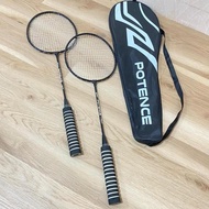 POTENCE Badminton Racket Badminton Racket Contents 2 pcs Badminton Sports Equipment
