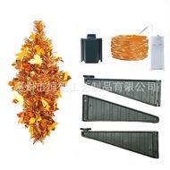 Thanksgiving Golden Maple Tree Christmas Tree Decoration Ornament 5-inch Maple Tree Home Desktop Orn