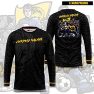 LENGAN PANJANG HOODIE HARIMAU MALAYA Sublimation Tshirt / Baju Microfiber Jersi / Jersey Sublimation / Tshirt Jersey