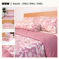 Kun Botanic Pattern Print Series- Printed bedsheet set