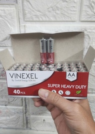 Hộp 40 viên pin tiểu AA VINEXEL 1.5V Super Heavy Duty R6 - Hàng chính hãng