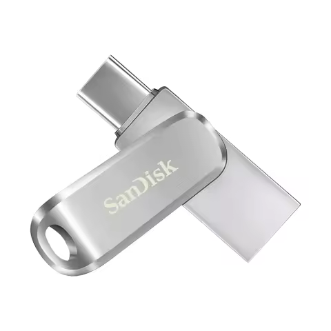 SanDisk SDDDC4 Ultra Luxe USB 3.2 Flash Drive 512GB Type C 256GB Dual Pendrive 128GB 64GB 32GB Metal