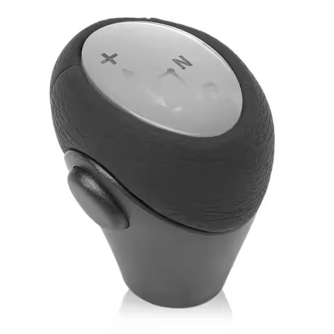Silver Gear Shift Knob Stick for Smart City Coupe 450/451, Smart ForTwo Cabrio 450/451, Smart ForTwo