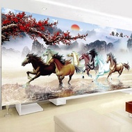 5d diamond painting full of diamonds eight horses eight horses and beads painting
