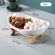 Living Room Home Three-Layer Plastic Fruit Plate Snack Plate Fruit Bowl Creative Modern Dried Fruit Basket Plastic Candy Dish