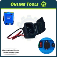OGAWA BATTERY PUMP / OGAWA KNAPSACK SPRAYER - CHARGING SOCKET / SOKET MENGECAS