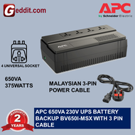 APC BV650I-MSX / BV800I-MSX /BV1000I-MSX UPS BACKUP BATTERY EASY-UPS 230V WITH AVR FUNCTION