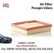 Leppon BMW 3GT (F34), 4 (F32, F33, F36, F82) Air Filter Penapis Udara C24025 ; C 24 025