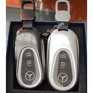 Car Remote Case Aluminum Alloy Metal All New Mercedes-Benz 2022 C 220 d 2-Layer Type (Double-Layer K