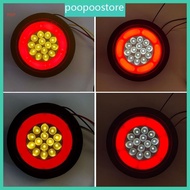 POOP 32LED Tail Light Retro Brake Warning Lamp 12-24V Amber for Car Truck Trailer RV