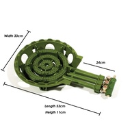 Cast Iron Low Pressure Gas Stove 3 Ring / Dapur Gas 3 Mata （C40）