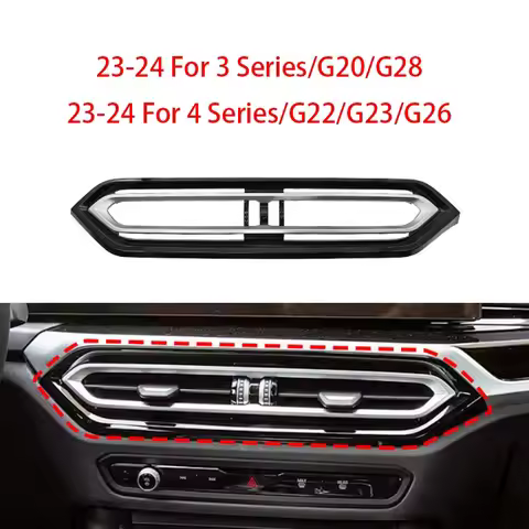 Dashboard AC Air Vent Outer Frame OE 64225A04CE2-1 For BMW 3/4 Series G20 G22 G26 G42 Air Conditioni