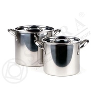 SUPRA 2 in 1 Stainless Steel Tall Pan STOCK POT 8 12 QT/