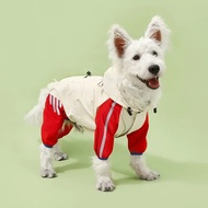 HATELI Reflective Dog Raincoat Waterproof Pet Puppy Jumpsuit Clothes for Small Dog Puppy Windproof R