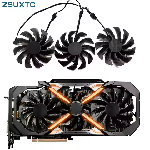 95mm PLD10015B12H DC 12V 0.55A GTX1070 GTX1080 fan For GIGAYTE AORUS GeForce GTX 1080 Ti Xtreme Edit