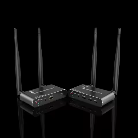 4K Wireless Transmission Video Transmitter Receiver 200m HDMI Extender Screen Share Display Fr Camer
