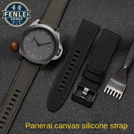 Bracelet For DIESEL Dz4500 Dz4506 DZ7420 DZ4318 Panerai Canvas silicone Watch Strap 24 26mm 28mm Acc