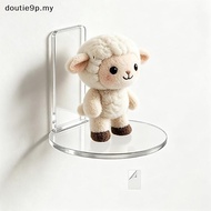 doutie9p.my Acrylic No Drill Floating Wall Shelves Easy Install 4/8 Pcs Set for Art Studio Paint Bru