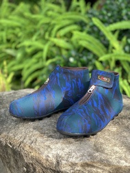 รองเท้านินจา CS SHOES รุ่น CS3022 พื้นปุ่มสตั๊สสั้น ตีนตุ๊กแกซิปหน้า "เหมาะสำหรับใส่ป้องกันการทิ่มตำ