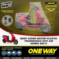 Transparent Plastic Motorcycle Cover HONDA EM1 E Thick Waterproof Cover Blanket