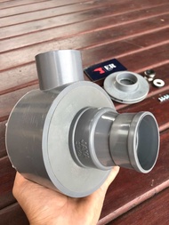Alkon Pvc 15” &amp; 2” Keongan pompa air Shimizu as 12mm Untuk Modifikasi Pompa Air Rumahan inch dim
