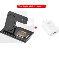 ZUZG 4 in 1 Wireless Charger Stand Pad For iPhone 17 16 15 14 13 12 11 Samsung S25 S24 S23 S22 S21 G