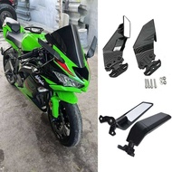 9 For Kawasaki Ninja 636 Zx636 Zx6r 2009 -2024 Zx-6R ZX 6R Motorcycle Side Mirrors Winglets Wind