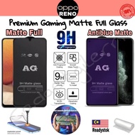 OPPO RENO 8T/8Z/8/8PRO/7Z/7/6Z/6/5F/5/4/3/2F/2/6.4/6.6/Z/RENO 10X Matte Antiblue Screen Protector GLASS AG