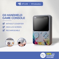 ATLAS G5 HD Screen Macaron Handheld Game Console Mini Arcade 500 Game Charging Portable Game Players
