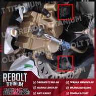 Titanium Bolt Rear Caliper Bracket Nmax Aerox Xmax Lexi Probolt REBOLT Titanium