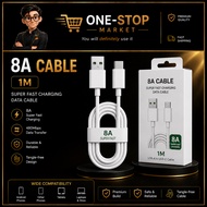 OPPO 8A⚡80W⚡VOOC USB-A to Type-C Cable Support SUPERVOOC Fast Charging