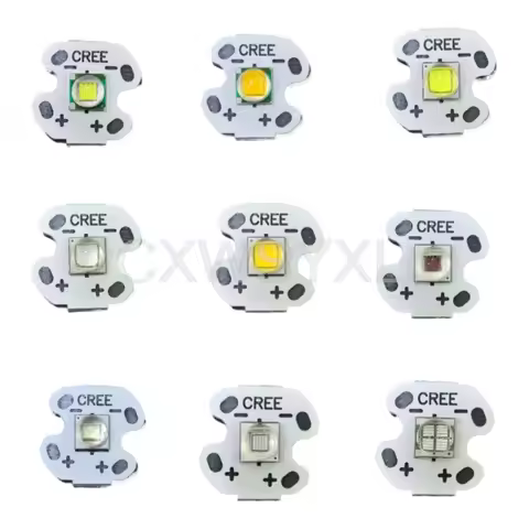 High Power LED 5W-10W 5050 XLM T6 5050-L2 3-3.7V Warm Neutral Cold White Red Green Blue UV Purple Ch